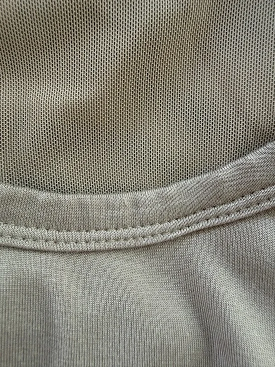 Shebird Freedom Racerback Tank ~ Built in Bra ~ Size 2 ~ Flowy ~ Stone Color - Picture 7 of 9